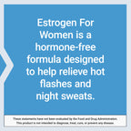 Life Extension Estrogen for Women, Helps Relieve hot Flashes and Night Sweats, Soy isoflavones, Norway Spruce Extract, chasteber