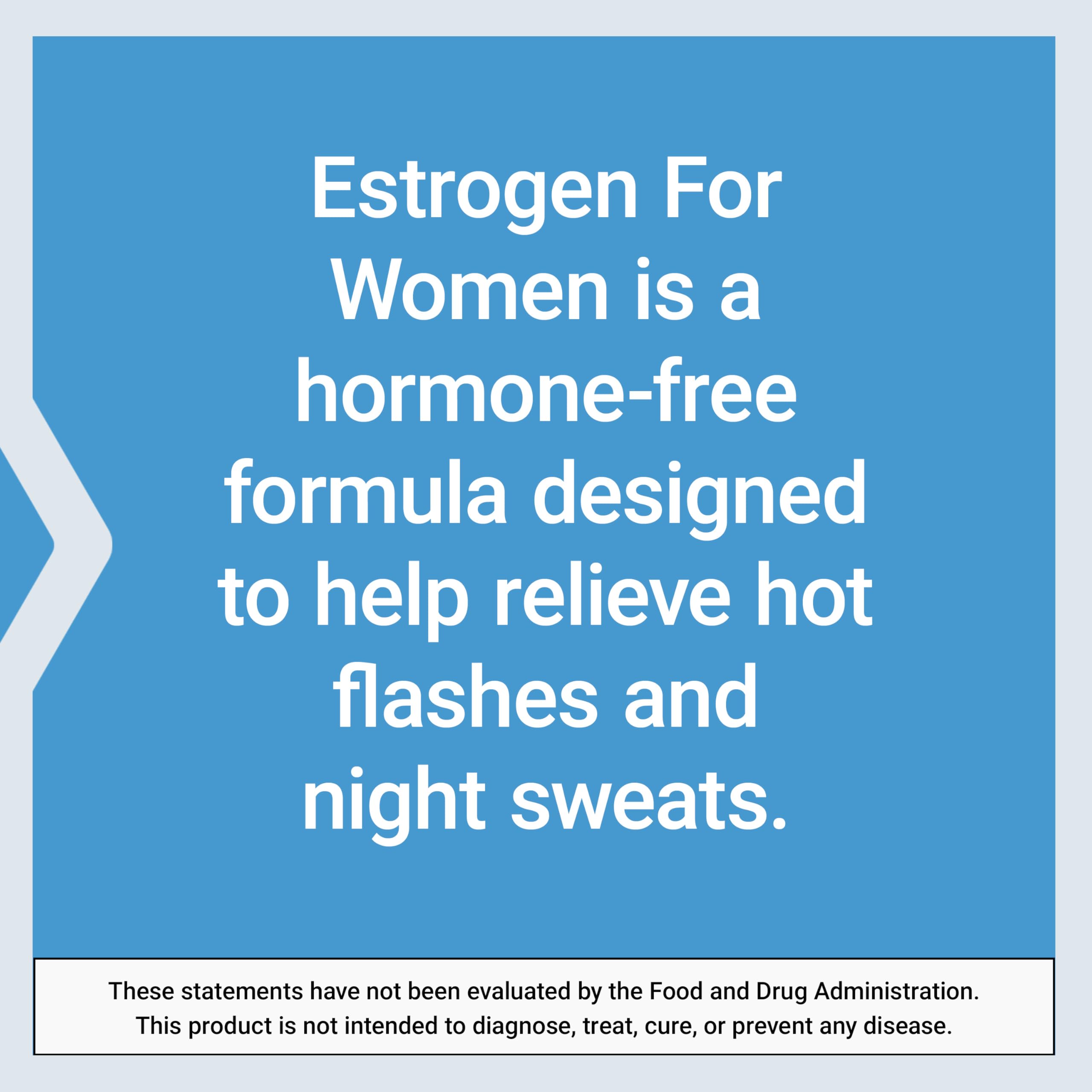 Life Extension Estrogen for Women, Helps Relieve hot Flashes and Night Sweats, Soy isoflavones, Norway Spruce Extract, chasteber