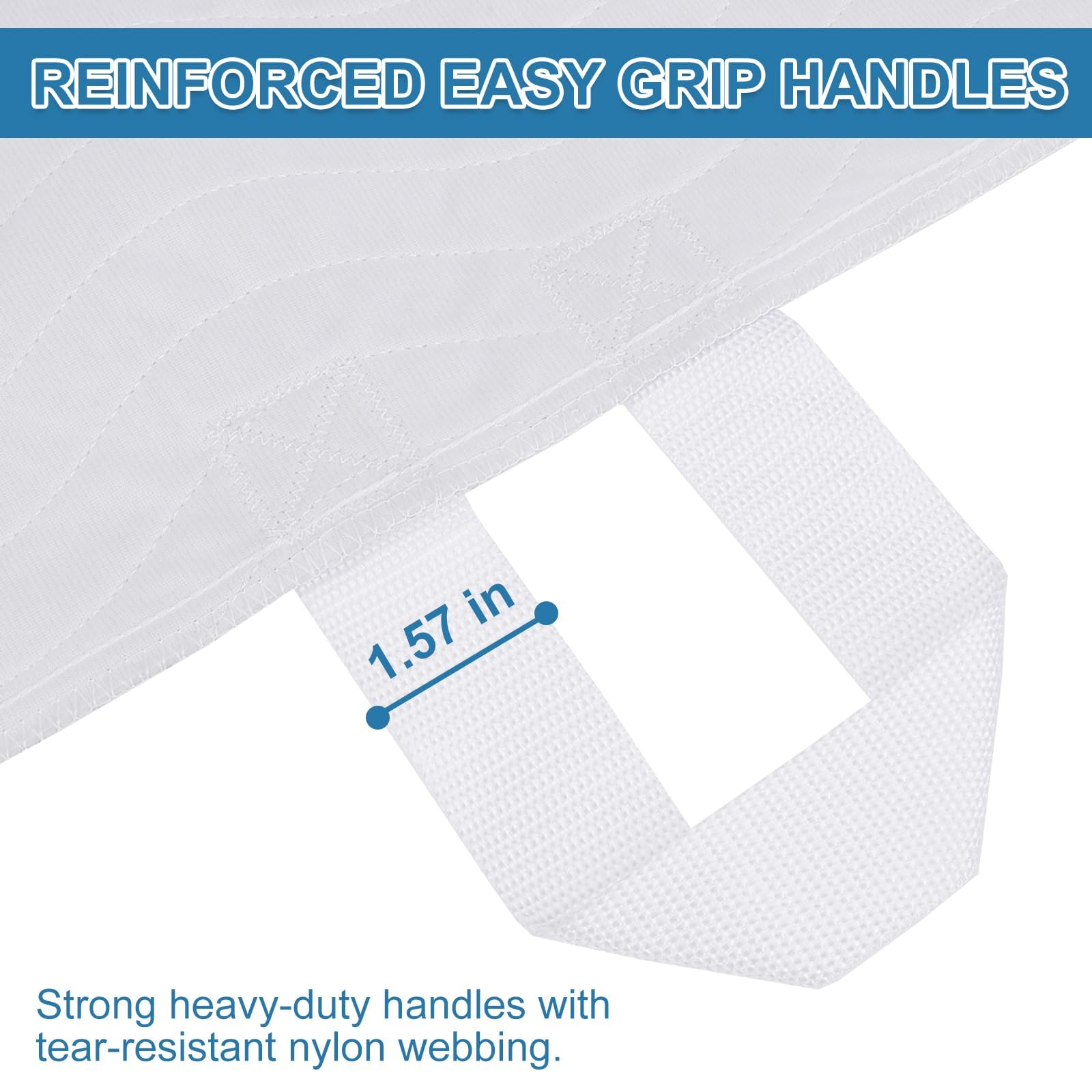 OUTCREATOR Positioning Bed Pads with Handles 34 x 36 (Pack of 2) Incontinence Washable Mattress Protector, Waterproof & Absorben