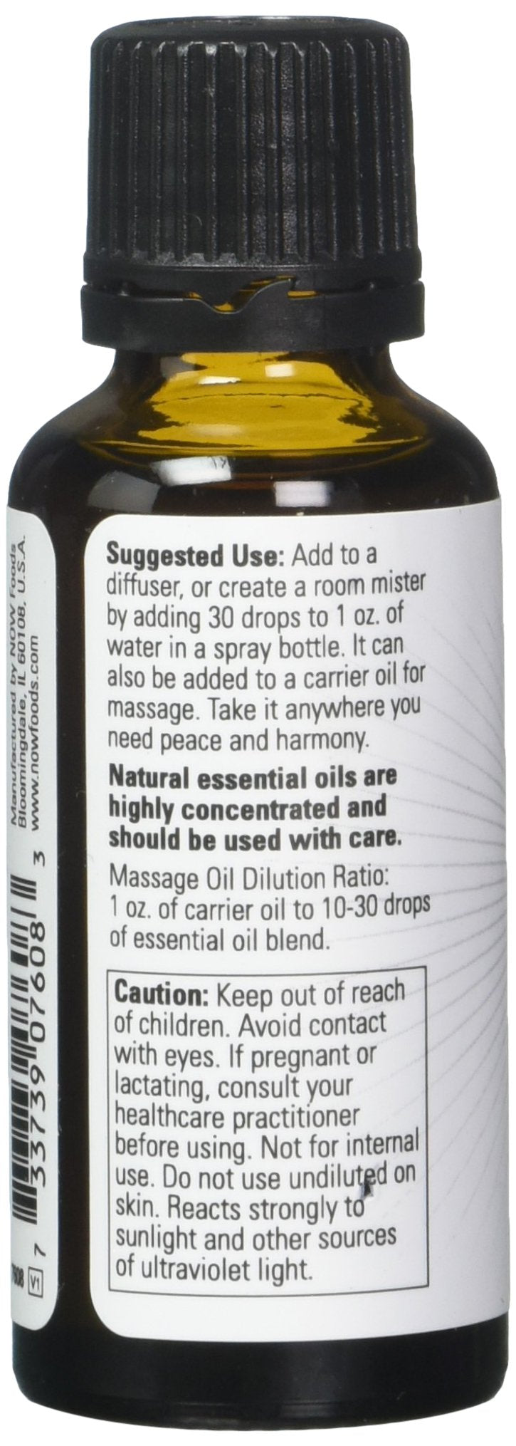 Now Foods Peace & Harmony Oil Blend 1 Fl Oz (Pack of 2)