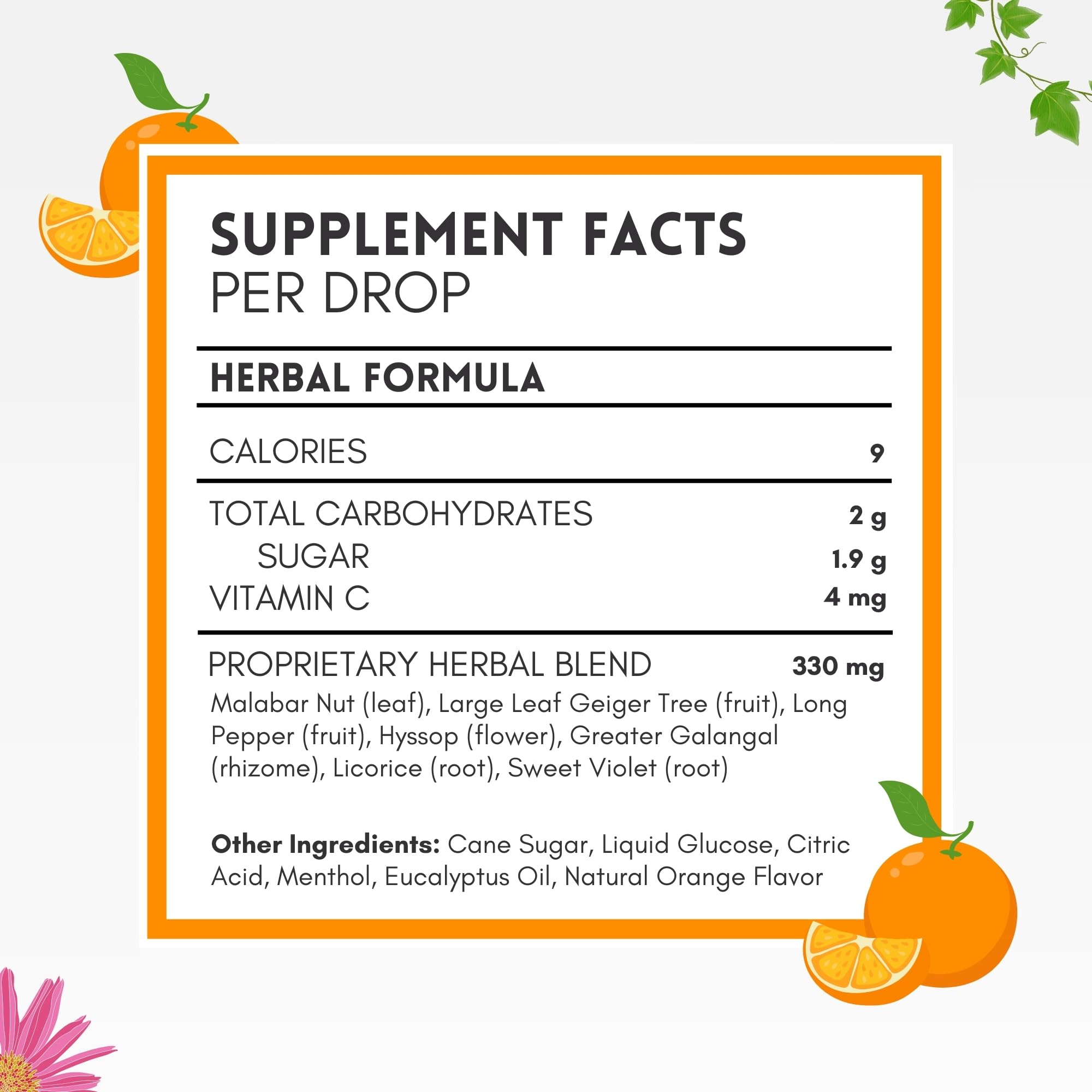 HERBION Naturals Cough Drops, Dietary Supplement, Soothes Cough, for Adults and Children Over 6 Years, No Artificial Flavor, No
