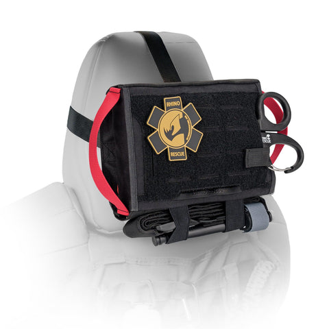 RHINO RESCUE Car Tactical IFAK Trauma Kit with C-A-T Tourniquet, First Aid Kits for Vehicles, Molle Pouch for Military, Combat, 