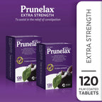 Prunelax Tablets - Extra Strength Natural Laxative Supplement Containing High Strength Senna for Constipation Relief & Restore N