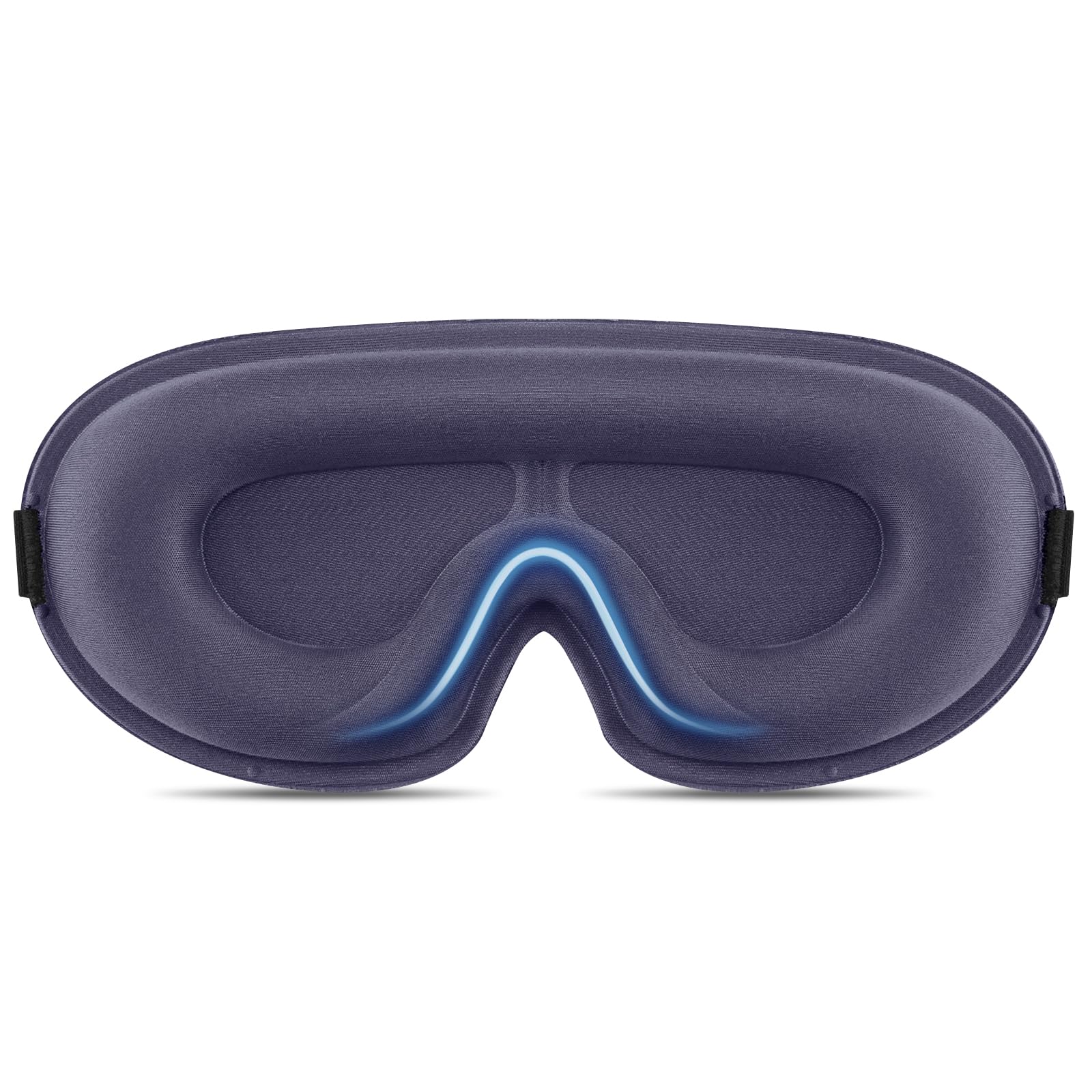 Tobfit Blackout Sleep Mask For Women Men Zero Eye Pressure Eye Mask, Lycra Fabric 3D Ergonomic Design Eye Movement And Eyelash F