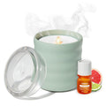 Lifelines Flameless Candle Aromatherapy Essential Oil Diffuser with ClickWick Essential Oil Blend - Cordless & Waterless Diffuse