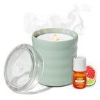 Lifelines Flameless Candle Aromatherapy Essential Oil Diffuser with ClickWick Essential Oil Blend - Cordless & Waterless Diffuse