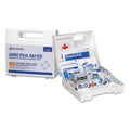 First Aid Only 90562 ANSI A 2015 and OSHA Compliant First Aid Kit, 25-Person Emergency First Aid Kit for Business, Home, Car, an