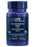Life Extension Food Sensitivity Relief with Diamine Oxidase (DAO), Occasional Gas, Digestive Comfort, histamine Sensitivity, DAO