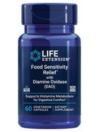 Life Extension Food Sensitivity Relief with Diamine Oxidase (DAO), Occasional Gas, Digestive Comfort, histamine Sensitivity, DAO
