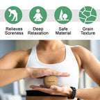 COENGWO Cork Massage Ball, Cork Myofascial Release Ball, Yoga Therapy Ball for Trigger Point Therapy, Muscle Knots, Deep Tissue