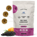MommaBear Organics Handcrafted Kids Cough Lollipops - Natural Sore Throat Relief & Cough Drop Suckers for Kids 3+ - Elderberry B