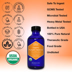 Zongle Therapeutics Organic, Pumpkin Seed Oil, Supplement, for Hair Growth - 100% Pure, Pumpkin Seed Oil, Cold Pressed, 4 OZ