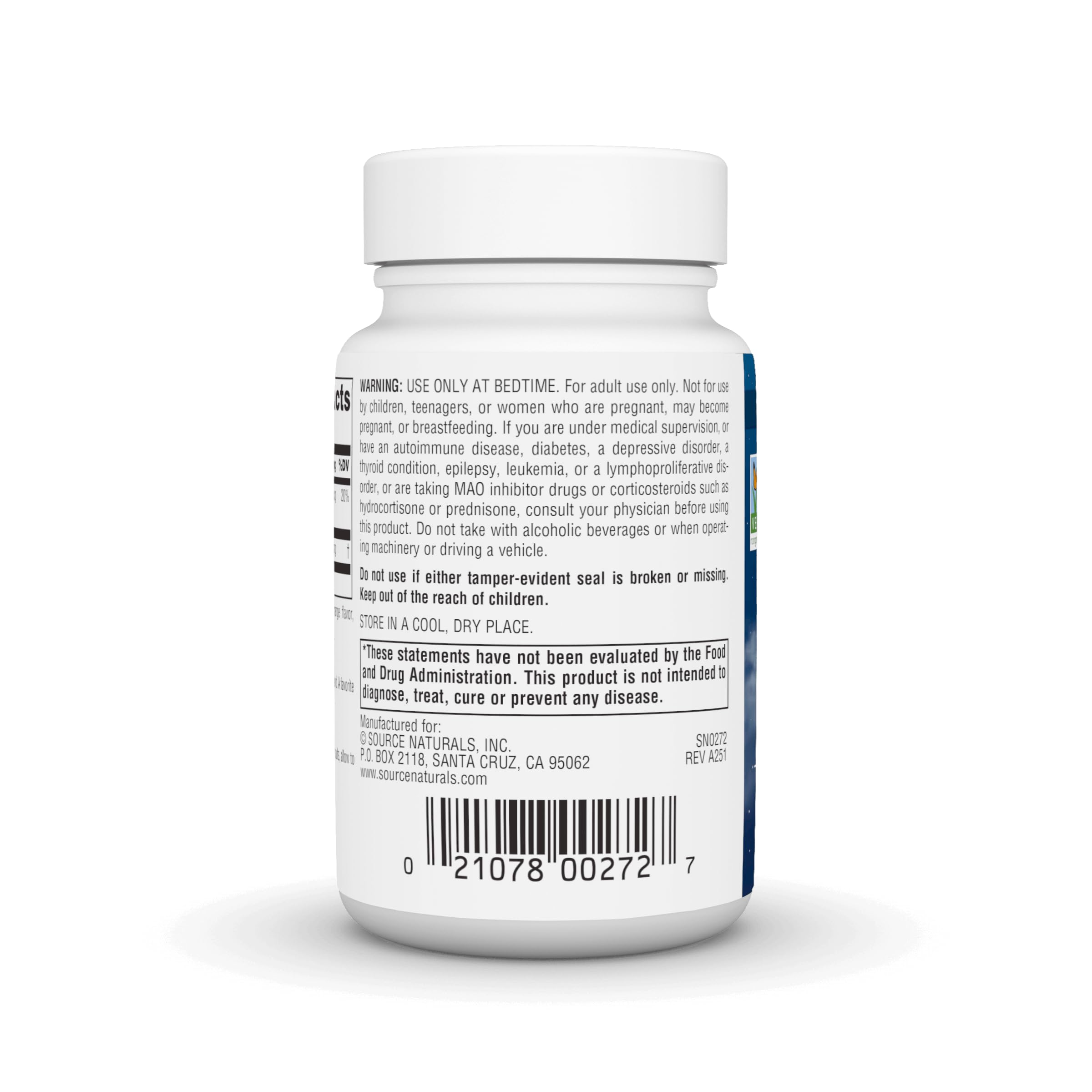 Source Naturals Melatonin 2.5 mg - 120 Orange Flavored Lozenges