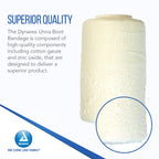 Dynarex 3453 Unna Boot Bandage, Individually Packaged, Provides Customized Compression, With Zinc Oxide, Soft Cast, 3 x 10 Yard,