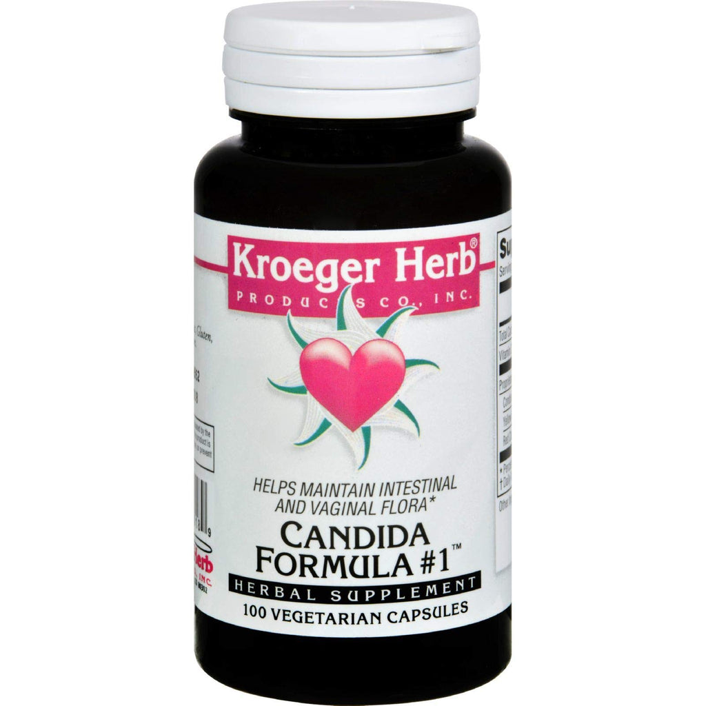 Kroeger Herb Candida Formula #1 100 Vcap