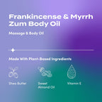 Zum Massage and Body Oil - Frankincense and Myrrh - 4 fl oz