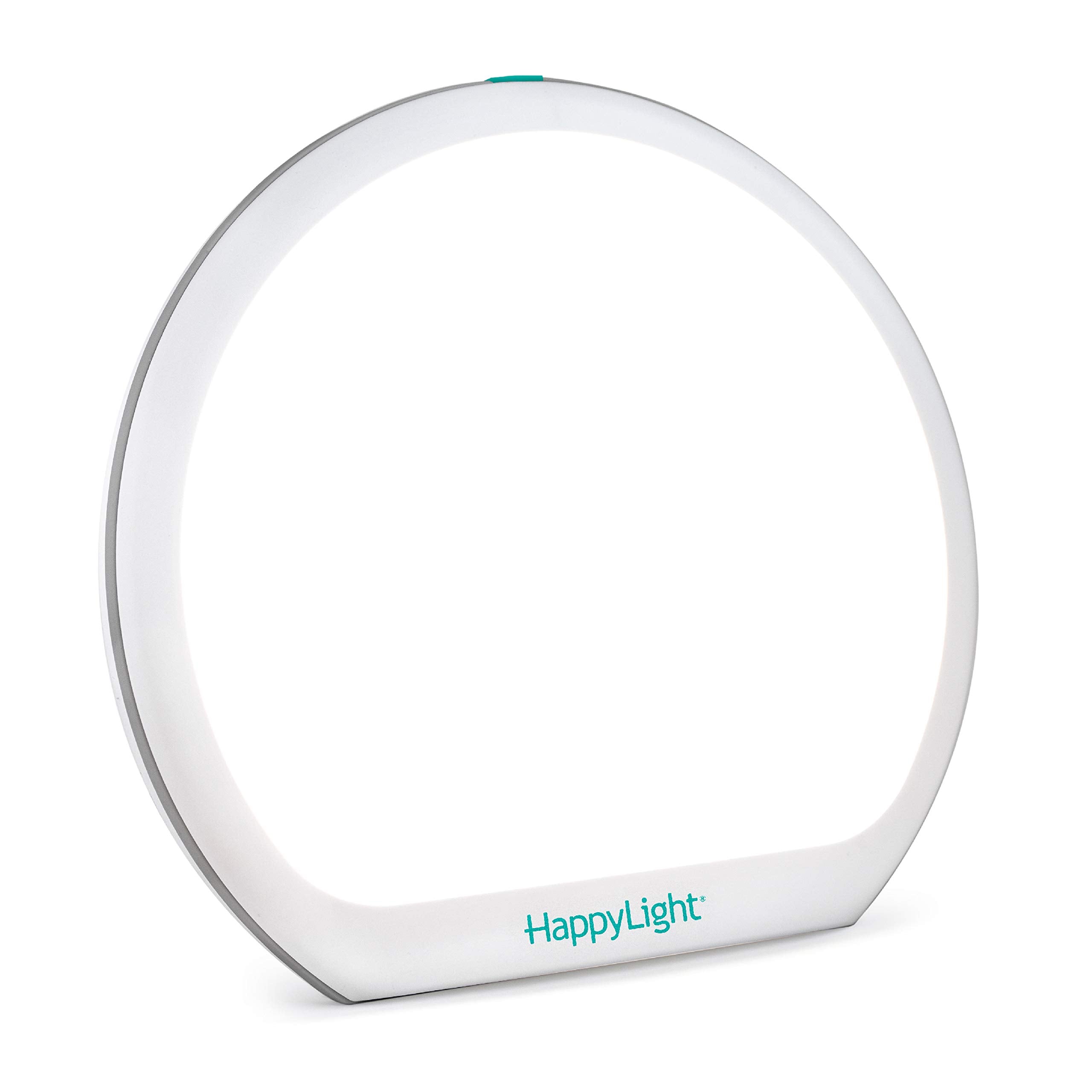 Verilux HappyLight Alba - New Round UV-Free LED Therapy Lamp, Bright White Light with 10,000 Lux, Adjustable Brightness, Color, 