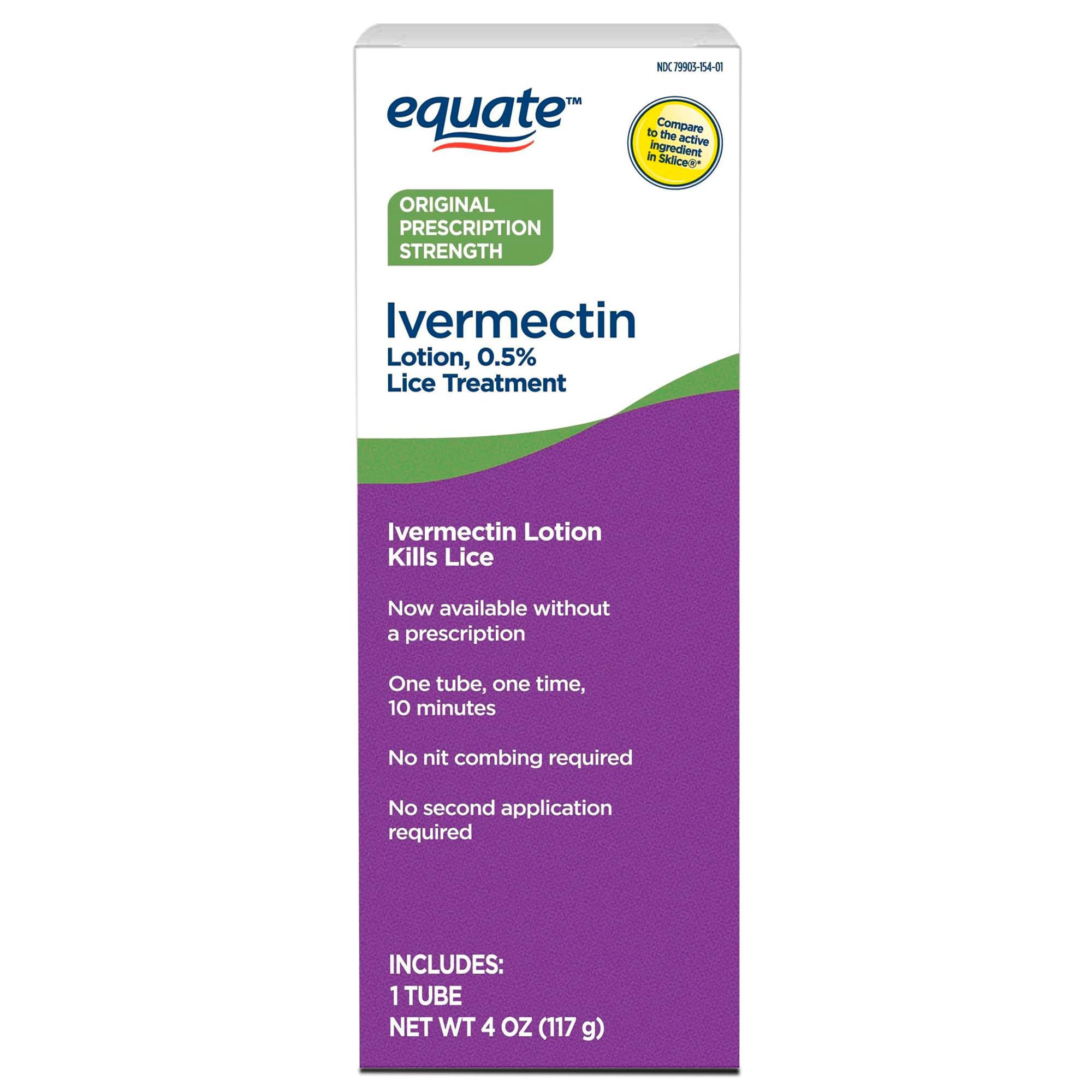 SHUNNIUB Ivermectin Lotion Lice Treatment, 0.5%, 117 g in 1 Tube, NDC Code: 79903-154-01, ANDA210720