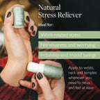 Scentered Aromatherapy Stress Relief Balm Stick - De Stress Essential Oil Roll On Calm Carry for Relaxation - 100% Natural Stres