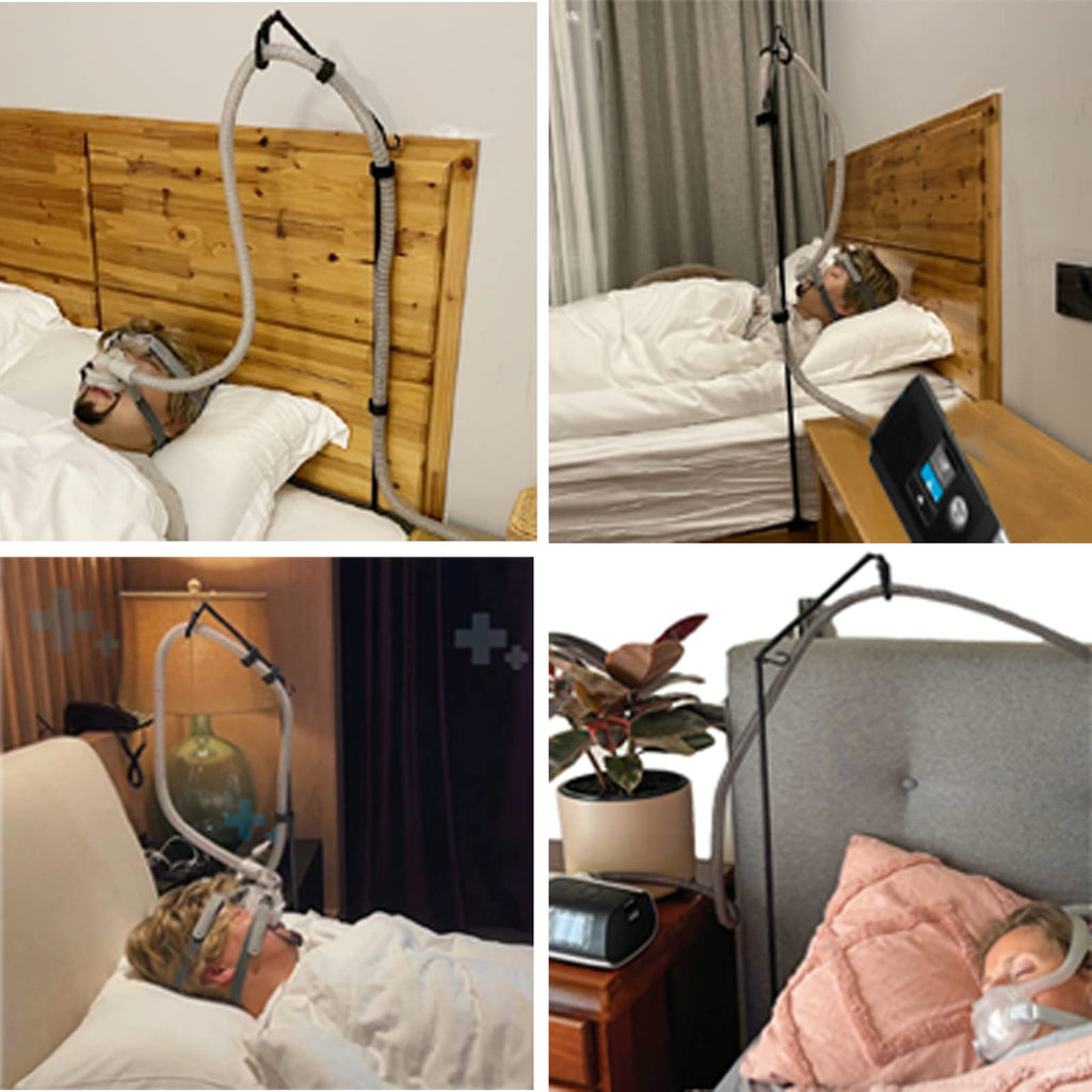ALADUSA CPAP Hose Holder,Removable and Assemblable Foldable CPAP Hose Hanger Support Comfort and Untangled Sleep,CPAP Supply CPA