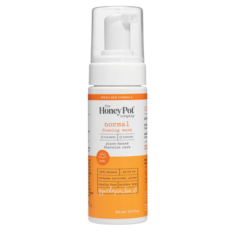 The Honey Pot | Normal Foaming Wash | Feminine Cleanse | 99% Natural | Herbal Formula | NO Artificial Fragrance - Parabens - Car