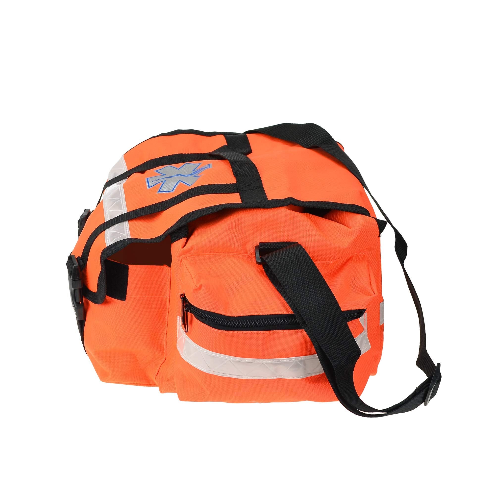 Dealmed First Responder Trauma Bag - Medium Medic First Responder Trauma Bag, Easy to Carry, Orange Medical Trauma Bag