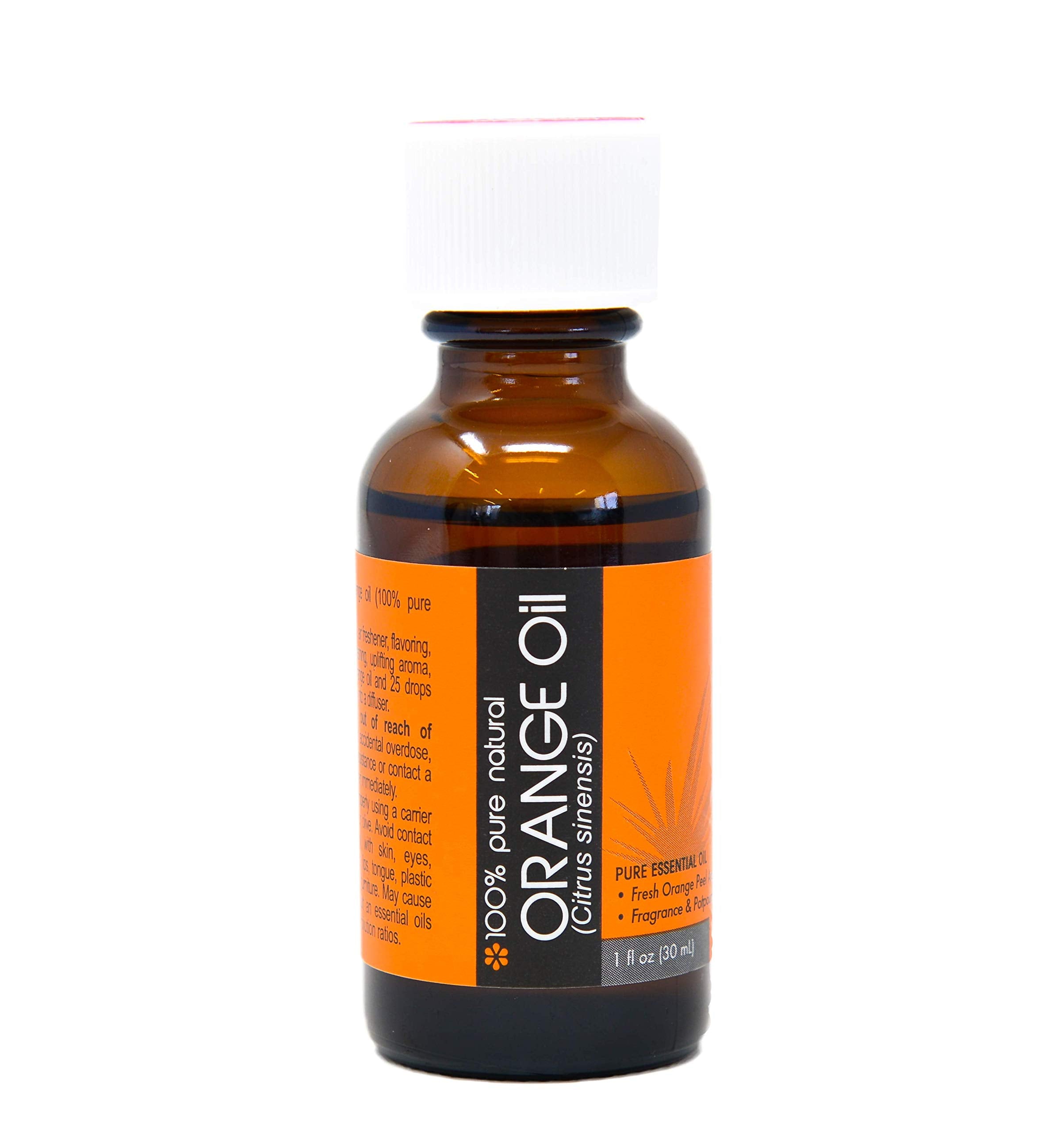 Orange Oil, NF, 100% Pure & Natural Essential Oil, 1 oz.