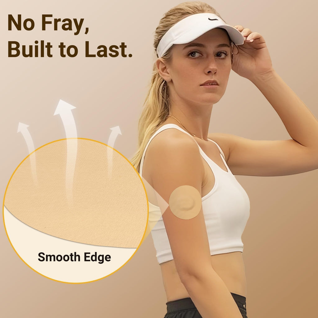Amolyfe Libre 3 Sensor Covers Waterproof, 20 Pack Freestyle Libre 3 Plus Covers, Bump-Proof with Hard Cap, Waterproof Breathable