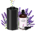 Waterless Diffuser for Essential Oil, Battery Operated Portable Nebulizer, Aromatherapy Scent Diffusers for Home Large Room, Car