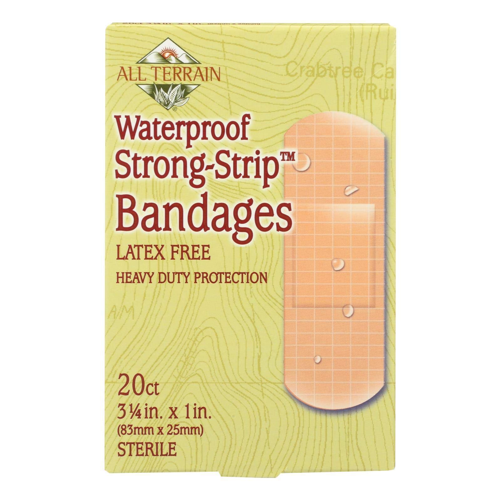 All Terrain Waterproof Strong Strips, 20 CT