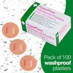 HypaPlast Washproof Spot Plasters - 2.5cm Diameter (Pack of 100)