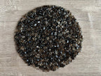 Indian Consigners Natural Crushed Polished Tumbled Gem Stone Chips, Decoration & Healing Crystals (Smokey Quartz)