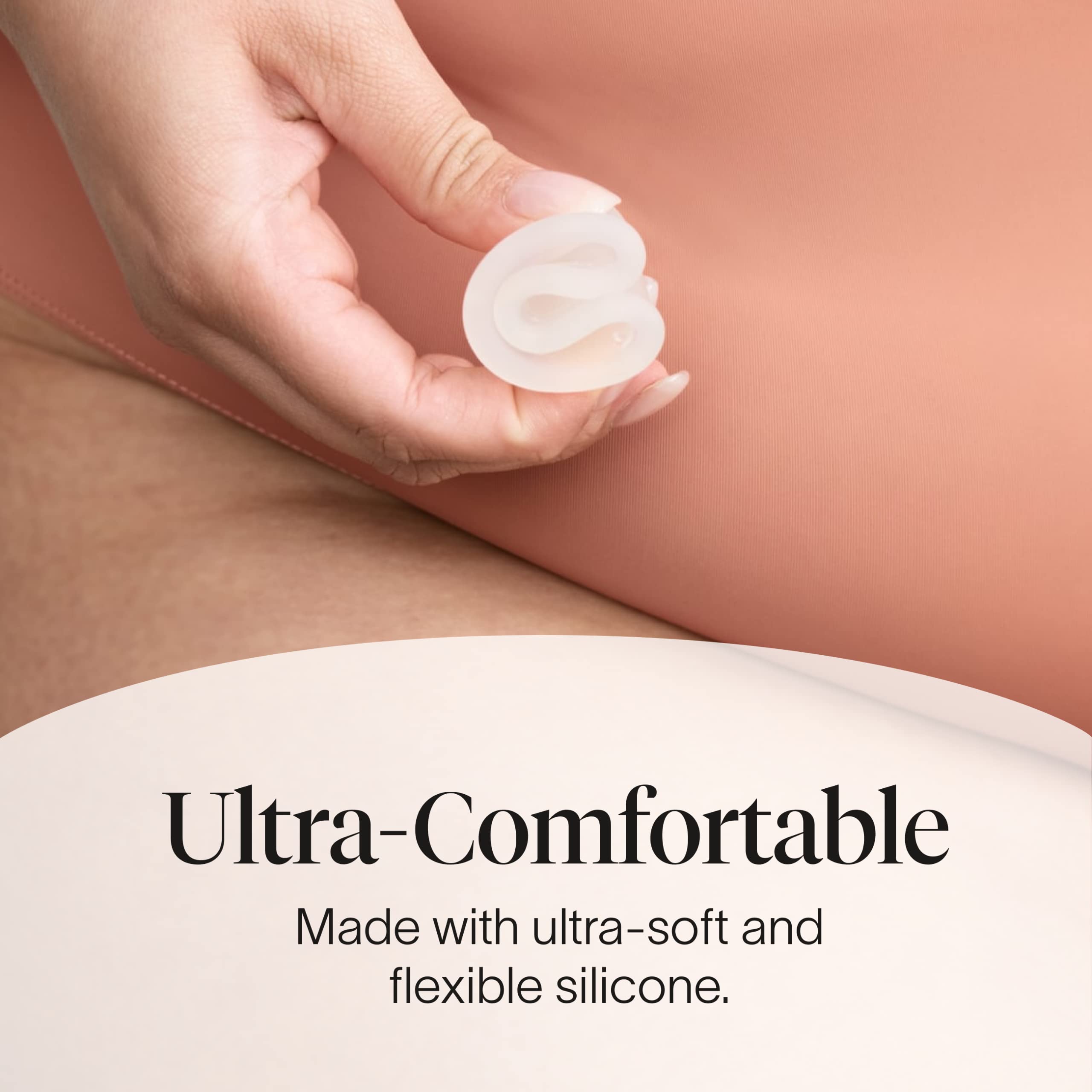 Cora Menstrual Period Cup | Comfortable, Easy to Use | Soft, Medical Grade Silicone | Flexible Fit | Leak Protection, Foldable,