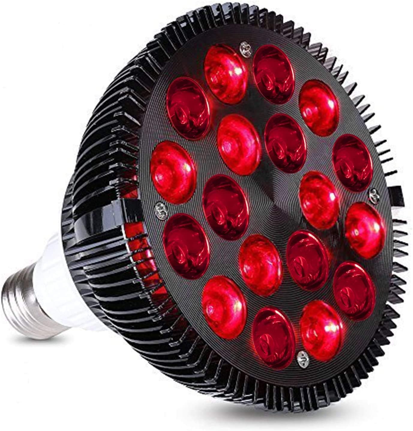 Elitzia Infrared Lamp Bulb 660nm Red and 850nm Near Infrared Bulb Accessory for ET350 Infrared Light Device ETPAR38 (Black)