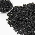 Orientrea 1.1lb Natural Crushed Obsidian Crystal Tumbled Chips-Healing Crystals Chips Bulk, Crushed Crystal Gemstones for Crafts