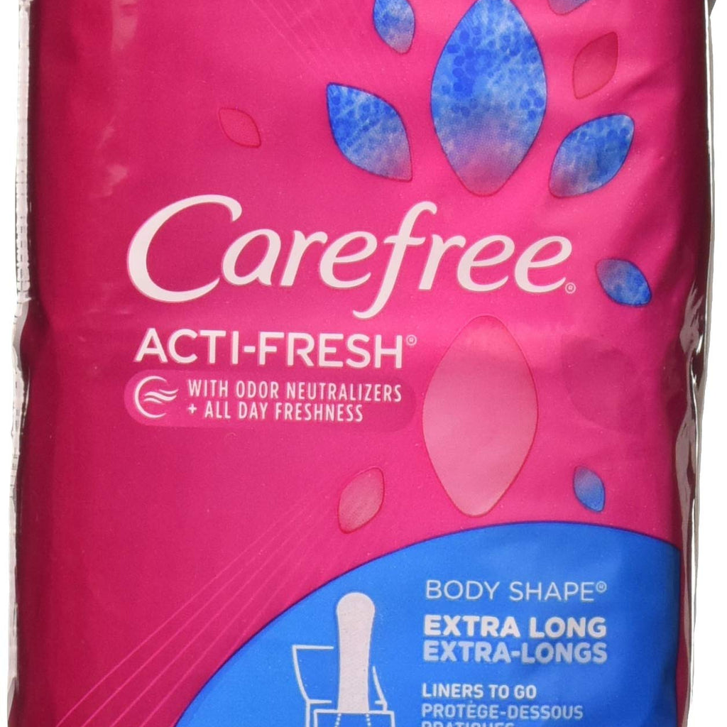 Carefree Acti-Fresh Extra Long 36 Count Liner To Go (2 Pack)