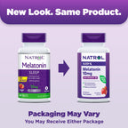 Natrol Melatonin Sleep Maximum Strength fast dissolve Strawberry flavor 10 mg 60 Tablets (Pack of 3)