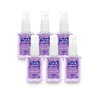 Purell Advanced Hand Sanitizer Gel Infused with Essential Oils, Calming Lavender, 2 fl oz Travel-Size Pump Bottle (Pack of 6), 3