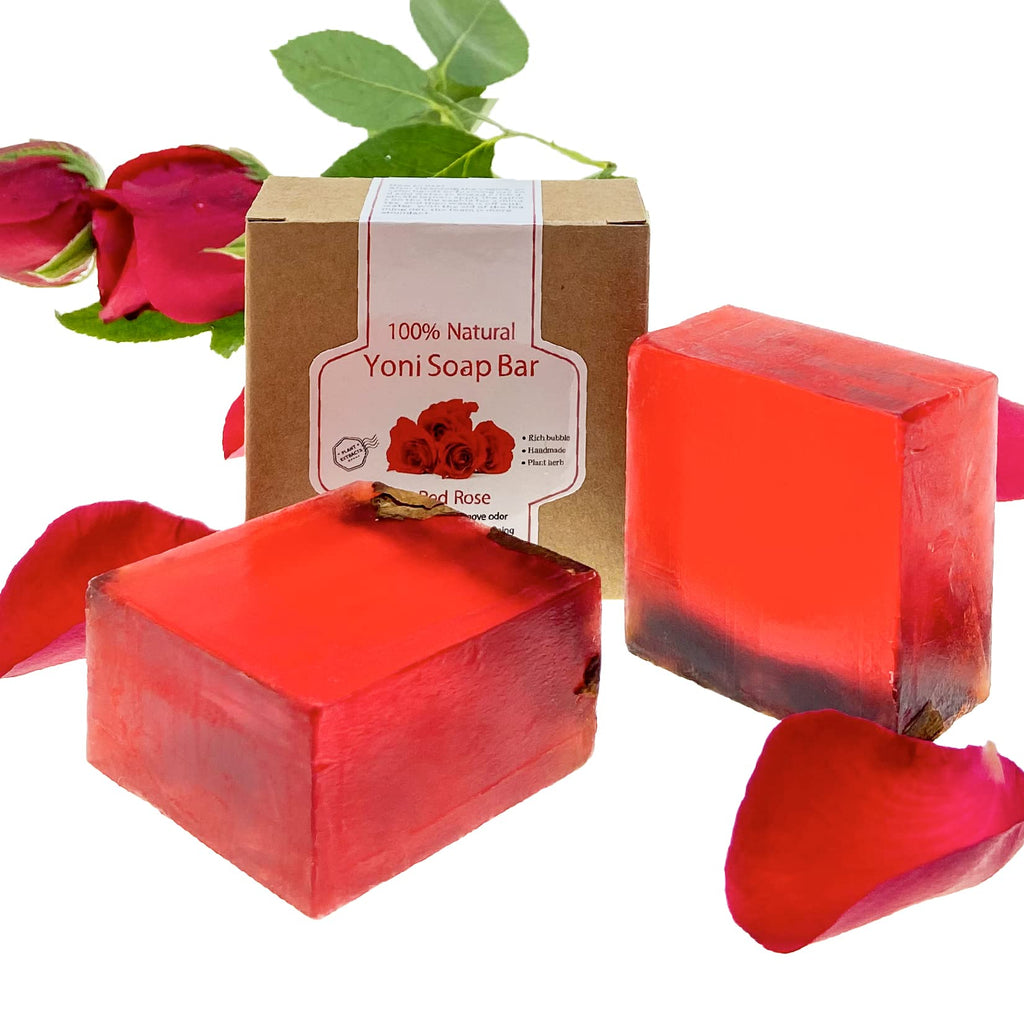 Yoni Soap Bars Vaginal Wash PCS Of 2, Ph Balance for Women Vaginial Deodorants, Organic Bar Soap Handmade Vagina Soap Natural Fe