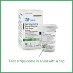 McKesson True METRIX Blood Glucose Test Strips for Diabetes [50 Strips] Self-Monitoring System