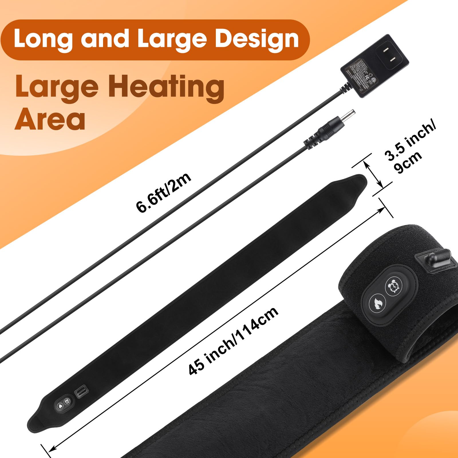 Heating Pad for Arm Wrist Elbow Knee Ankle Leg,Wrist Heating pad with 4 Heat Settings and 3 Timer Modes,Wrap Around Heating Pad