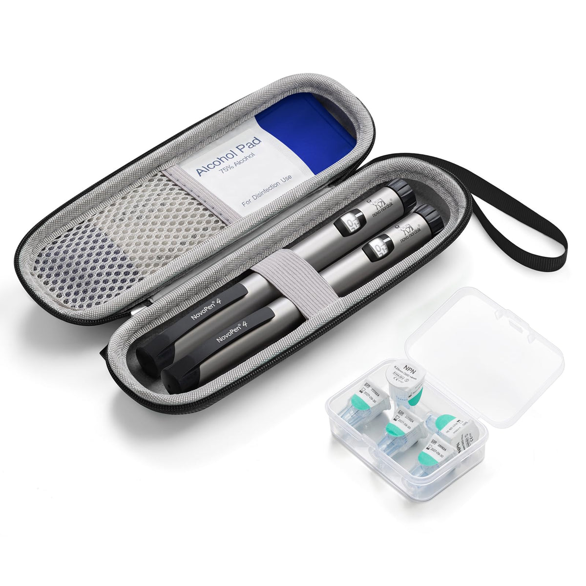 sijidou Insulin Cooler Travel Case, Portable Insulin Travail Case, Insulin Cooling Cases Insulated Organizer for Insulins Pens (