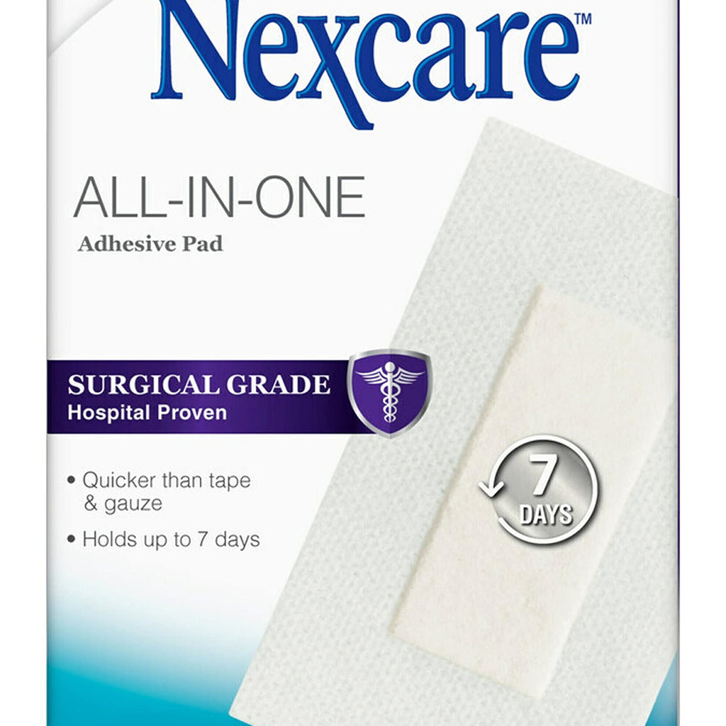 Nexcare All-In-One Adhesive Pads, 2.375 x 4 in, 5 Count