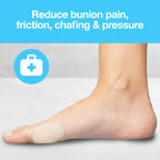 ZenToes Bunion Pain Relief Pads to Wear with Shoes - Moleskin Guards Protect Feet for Men and Women, All-Day Water-Resistant Sel
