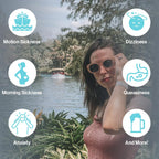 Blisslets Acupressure Relief Band - Cartagena Collection - Motion Sickness and Pregnancy Nausea Relief | Travel, Pregnancy, Crui