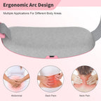 Portable Cordless Heating Pad, Heating Pads with 3 Heat Levels and 3 Massage Modes, Heat Pad 5s Fast Heating, Back or Belly for