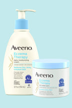 Aveeno Eczema Therapy Daily Moisturizing Cream for Sensitive Skin, Soothing Lotion with Colloidal Oatmeal for Dry, Itchy, and Ir
