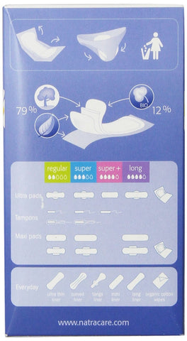 Natracare Panty Liner, Normal, Wrapped 5 Pack (90 Liners Total)