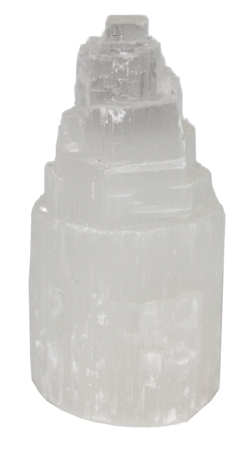 Crystalo - Selenite Skyscraper (1pc) - ~ 4 Inch Tall