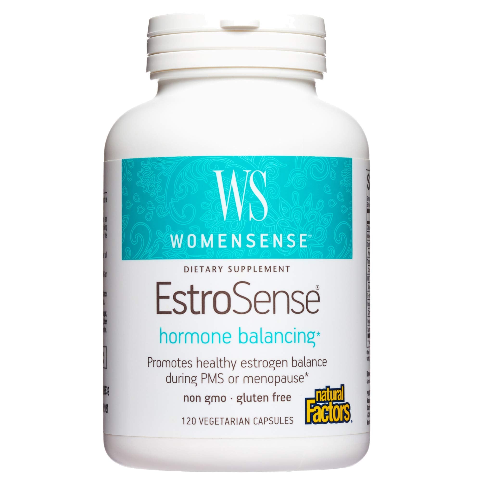 WomenSense EstroSense by Natural Factors, Natural Supplement to Support Estrogen and Hormone Balance During PMS or Menopause, Ve